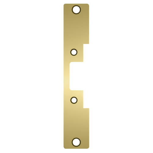 HES 502-606 Faceplate with Radius Corners for 5000/5200 Series in Satin Brass