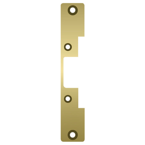 HES 503-606 Faceplate with Radius Corners for 5000/5200 Series in Satin Brass