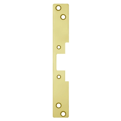 HES 504-605 Faceplate with Radius Corners for 5000/5200 Series in Bright Brass