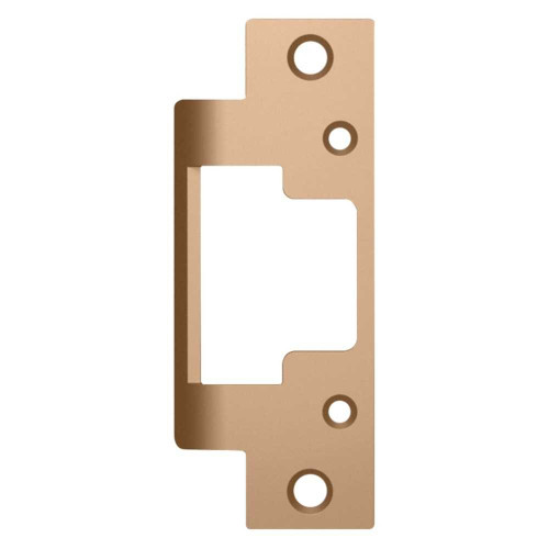 Hes 801A-612 Faceplate with Radius Corners for 8000/8300 Series in Satin Bronze