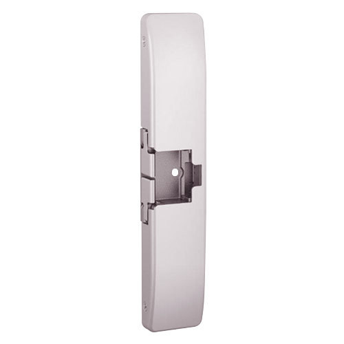HES- 9700-606  Windstorm and Fire Rated Square Bolt Solution Surface Mounted Electric Strike in Satin Brass