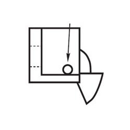 Folger Adams 011-0401-001 310 Series Latchbolt Keeper Pin W/Notch