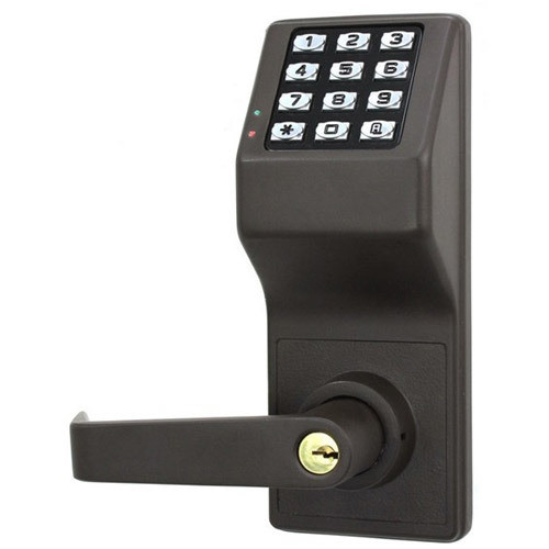 Alarm Lock DL6100-US10B Trilogy Networx Digital Cylindrical Keyless Lock Leverset in Duronadic Finish