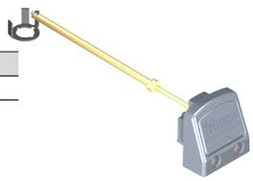 Trimco LDH100 Door Lockdown Panic Button, Hex Dogging, Satin Chrome, For 98/99 and 33/35 Series Von Duprin Devices