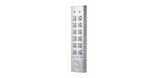Alarm Controls KP-300 Digital Keypad, Mullion Mount, Vandalproof, Weatherproof, Indoor/Outdoor, 12 Volt DC, 95 Milliampere, -20 to 70 Deg C, IP65, 302 Stainless Steel, With Card Reader Alarm Controls KP-300 Digital Keypad, Mullion Mount, Vandalproof, Weatherproof, Indoor/Outdoor, 12 Volt DC, 95 Milliampere, -20 to 70 Deg C, IP65, 302 Stainless Steel, With Card Reader