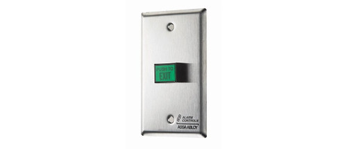 Alarm Controls TS-7T - Mounted on single gang wallplate