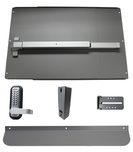 PS61 Standard Panic Shield Security Kit with LockeyUSA PB1100 PS61 Standard Panic Shield Security Kit with LockeyUSA PB1100