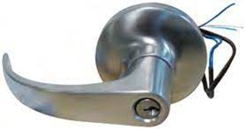 GENERAL LOCK  L180CE FSE 24VDC 626 SFIC 238 REX Cylindrical Leverset, Electrified, Fail Secure, Clutched Curved Lever, Grade-1, SFIC Keyway, 24 Volt DC, 180 Degree, 2-3/8" Backset, Satin Chrome, For Storeroom GENERAL LOCK  L180CE FSE 24VDC 626 SFIC 238 REX Cylindrical Leverset, Electrified, Fail Secure, Clutched Curved Lever, Grade-1, SFIC Keyway, 24 Volt DC, 180 Degree, 2-3/8" Backset, Satin Chrome, For Storeroom