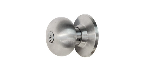 GENERAL LOCK K253PSR 630 234 S TF PLYMOUTH KNOB, SMALL ROSE, T&FL STRIKES SCHLAGE C Keyway, 2-3/4" Backset