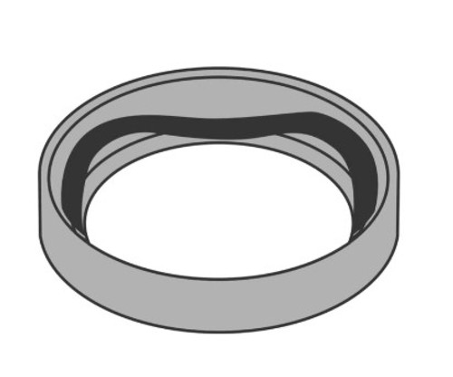 1/4"ADJUST MORTISE CYL COLLAR 1/4"ADJUST MORTISE CYLINDER COLLAR -1
