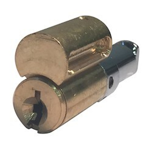 GENERAL LOCK - PL730 CYL A6 KA GX00002 Padlock Cylinder, Keyed Alike, 6-Pinned, 6-Drilled, GX00002 Key, AM4 Keyway, Brass, For PL730 Series Padlock