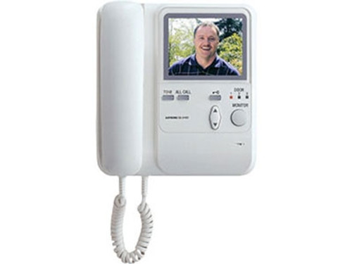 AIPHONE KB-3MRD | 11123  Video Master Station, Wall/Desk Mount, 24 VDC, 12 VDC, 400 Milliampere Door Release, 4" TFT Color LCD, 7-5/16" Width x 7-11/16" Height