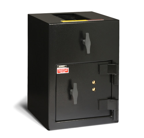 AMSEC AMERICAN SECURITY | DST2014K  Depository Safe, Top Loading, Key Lock, Dual Key, B-Rated Construction, 14" Width x 14" Depth x 20-1/4" Height, Solid Steel