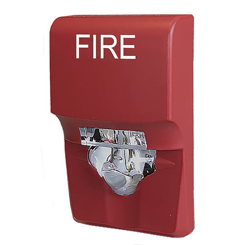 KIDDE COMMERCIAL EG1AVRF Genesis LED G1 Series Horn/Strobe, Red Fire