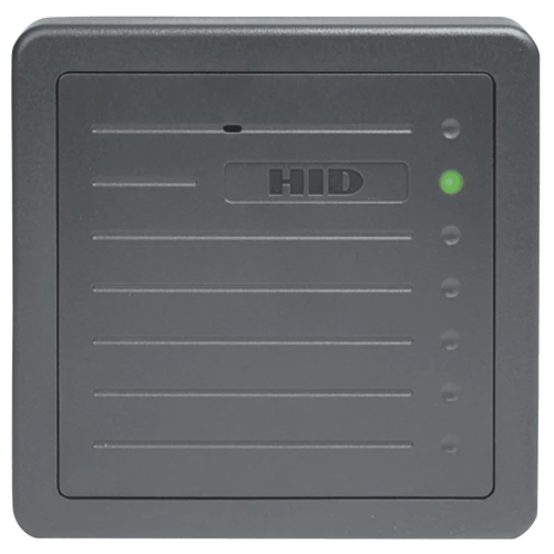 HID 5455BGN00 ProxPro II Proximity Reader, Wiegand output, Charcoal Gray, 18 In. Pigtail No Keypad