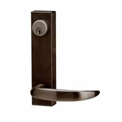 Adams Rite 3080-03-0-3U-US10B Entry Trim, 03 Square Lever, With Cylinder Hole, Universal, Oil Rubbed Bronze
