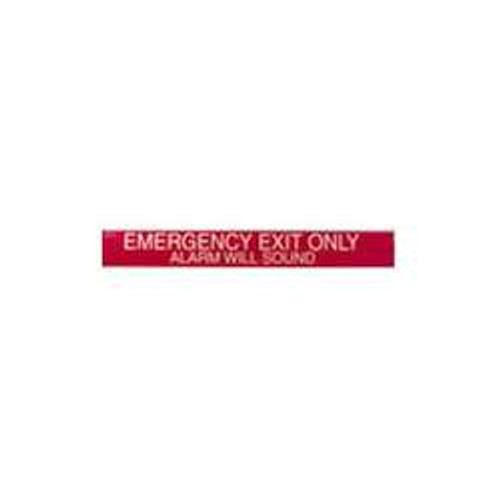 Von Duprin SIGN.1002 Exit Device Alarm Sign, Spanish Von Duprin SIGN.1002 Exit Device Alarm Sign, Spanish