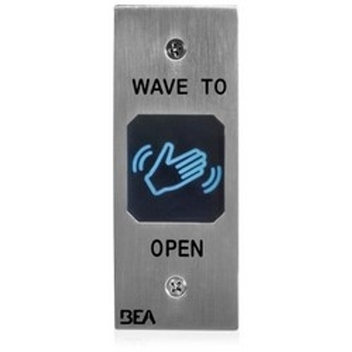 BEA INC - 10MS11J Magic Switch Actuator, Touchless, Jamb Style, 12 to 24 Volt AC/DC, 2.8 Watt, NEMA 4/IP65, 2 to 24" Sensing Zone, 1.68" Width x 0.98" Depth x 4.5" Height, Stainless Steel