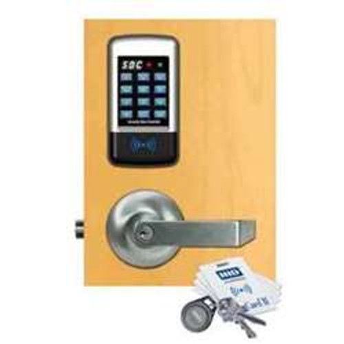 SDC-E75PSQE1Q -E75 DIGITAL KEYPAD/PROX READER W/SOFTWARE, DULL CHROMECYLINDRICAL LOCK 3000 USER PROGRAMMABLE