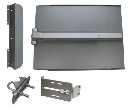 Lockey ED41 Edge Panic Shield Value Kit with Panic Bar Lockey ED41 Edge Panic Shield Value Kit with Panic Bar