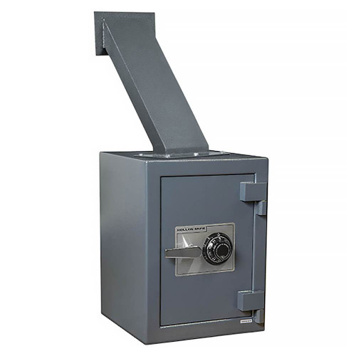 Hollon Safe TTW-2015C Dail Combination Through The Wall Deposit Safe With Chute
