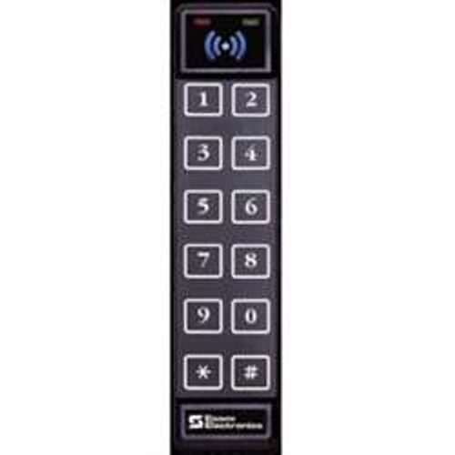 ESSEX K1-26I Access Control Keypad Valox Housing Black Illuminated Overlay Faceplate, 7 1/8 in ESSEX K1-26I Access Control Keypad Valox Housing Black Illuminated Overlay Faceplate, 7 1/8 in