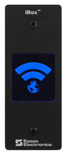 ESSEX IRX-1B iRox High Frequency iCLASS SE® Reader Narrow Black Faceplate