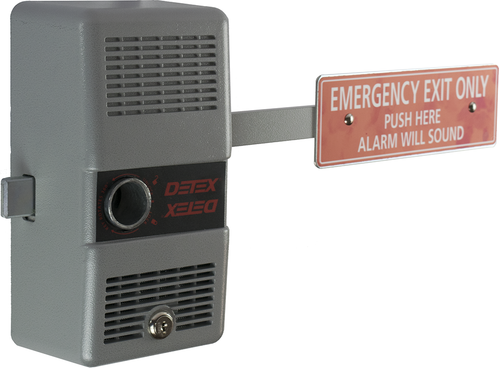 Detex ECL-600 Black Warnock Hersey-Listed Fire Exit Hardware with Long Bar Fire Rated, 36 to 48 Inch Door Width