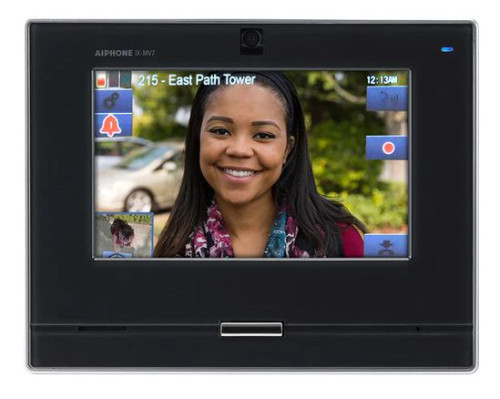 Aiphone IX-MV7-B SIP Compatible IP Video Master Station 7" Touchscreen and Hands-free, Black Aiphone IX-MV7-B SIP Compatible IP Video Master Station 7" Touchscreen and Hands-free, Black