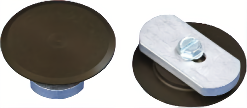 GKL Products ADD1D 313 Bronze Door Hole Filler Disks