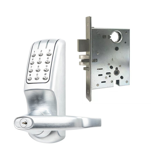 KeyInCode KIC5255 Pin Code Lockset & Mortise Latch With Auto-Deadbolt