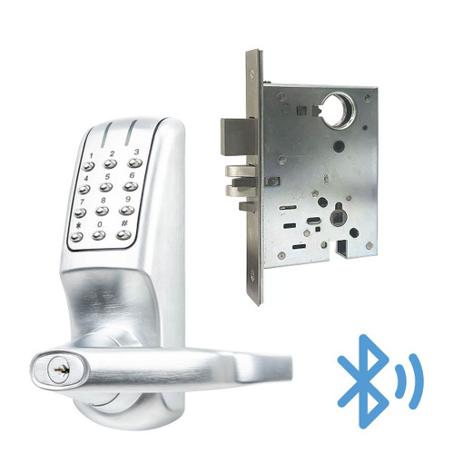 KeyInCode KIC5255 WB BLE & Wi-Fi Enabled Lockset with Mortise Latch & Auto-Deadbolt KeyInCode KIC5255 WB BLE & Wi-Fi Enabled Lockset with Mortise Latch & Auto-Deadbolt