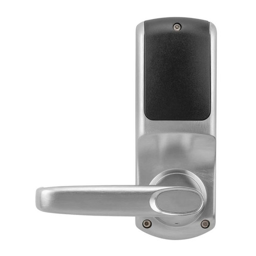 KIC5555 KWB BLE & Wi-Fi Enabled Lockset with Mortise Latch & Auto-Deadbolt in Brushed Chrome KIC5555 KWB BLE & Wi-Fi Enabled Lockset with Mortise Latch & Auto-Deadbolt in Brushed Chrome