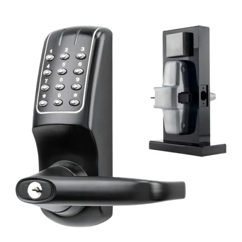 KIC5260 Pin Code Lockset & Lever Control Kit for Exit Devices - Black PVD