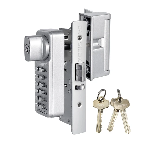 EASILOK SK4510S Keyless Storefront Deadlatch with SFIC Key Override - Adams Rite 4510S Replacement