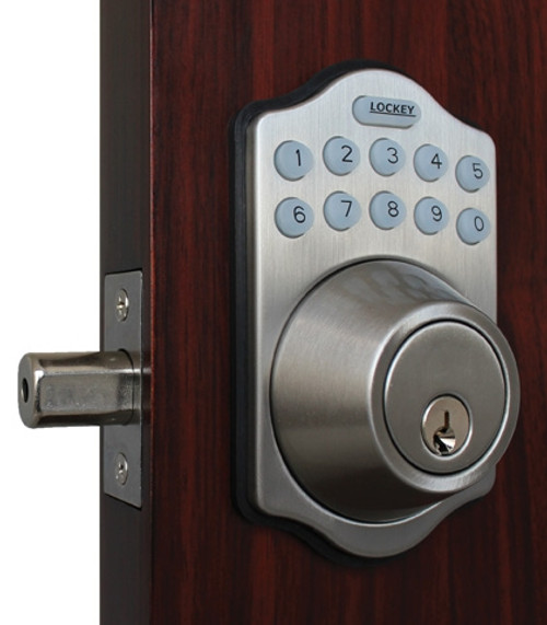 Lockey E-DIGITAL E910R Electronic Deadbolt Door Lock with REMOTE Option Lockey E-DIGITAL E910R Electronic Deadbolt Door Lock with REMOTE Option