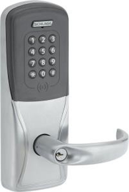 Schlage AD200 Offline Electronic Keypad Lock, Privacy Function, Cylindrical Latch, Model AD200CY40KP (Modular Reader) Schlage AD200 Offline Electronic Keypad Lock, Privacy Function, Cylindrical Latch, Model AD200CY40KP (Modular Reader)