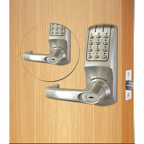 Codelock CL5210BB CL5000 Series Heavy Duty electronic keyless lock Tubular Latchbolt Back to Back