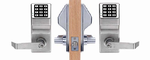 Alarm Lock DL5300 US26D Pin Code Access Cylindrical Door Lock, Double Sided, 2000 Users, 40,000 Event Audit Trail, Weatherproof, Straight Lever Alarm Lock DL5300 US26D Pin Code Access Cylindrical Door Lock, Double Sided, 2000 Users, 40,000 Event Audit Trail, Weatherproof, Straight Lever