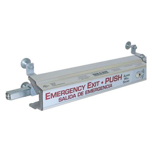 ARM-A-DOR A101-001 No Alarm MAXIMUM SECURITY PANIC EXIT HARDWARE ARM-A-Dor A101-001 Exit Device Automatic Relock No Alarm, 3' to 4' Doors, 6-3/4" Jambs Aluminum