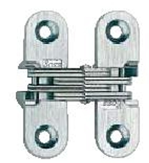 SOSS 203CUS26D Invisible Hinge, 1-3/4", 2 Per Bag, 3/4" Minimum Door Thickness, Satin Chrome Finish SOSS 203CUS26D Invisible Hinge, 1-3/4", 2 Per Bag, 3/4" Minimum Door Thickness, Satin Chrome Finish