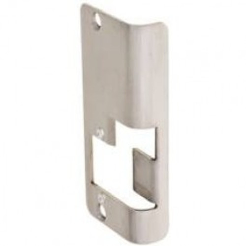 Trine 458-32D-R Bell Button Silver Rim 45a in Satin Stainless Steel