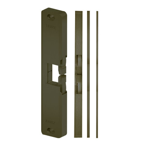 Trine 4850-DKBZ Thin Surface Mount Rim Panic Device All In One Electric Strike Dark Bronze