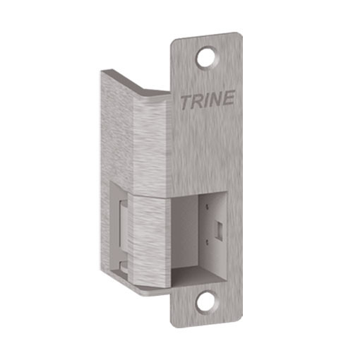 Trine EN435-12DC-LH-US32D EN Series Cavity Centerline Offset 3/4 Inch Outdoor Electric Strikes in Satin Stainless Steel
