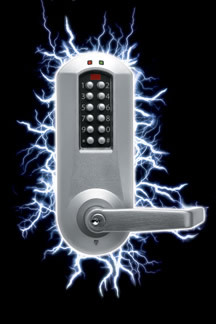 Kaba E-Plex 5000 Series Model # E5266XS MORTISE Keyless Lock without a Deadbolt  (SCHLAGE C Keyway) Included - PC Programmable - 3000 Access Codes