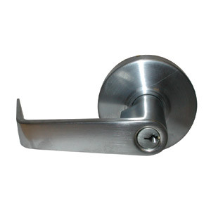 General Lock Entry Lock, S Lever Design, 2-3/4" Backset,  Prepared for SFIC (Less Core), ANSI Strike, Grade 2-1