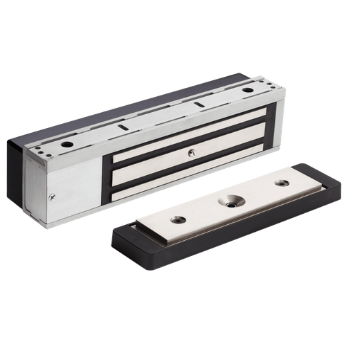 Schlage M490DEP Electromagnetic Lock, 1500 lbs. Holding Force, Delayed Egress, Magnetic Bond Sensor, Relock Time Delay, Door Position Switch
