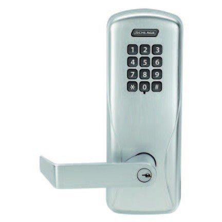 Schlage CO-200-CY-40-KP-BD Offline Cylindrical Privacy Keypad Electronic Lock For SFIC (Less Core)