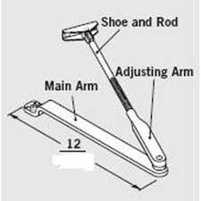 Dorma MOD-ARP Parallel Round Form Arm Complete
