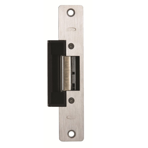 RCI 4307-09 32D Electric Strike, 6-7/8 In. Round Corner Faceplate, For 3/4 In. Projection Latches, 24 VDC, Fail Safe, Satin Stainless Steel RCI 4307-09 32D Electric Strike, 6-7/8 In. Round Corner Faceplate, For 3/4 In. Projection Latches, 24 VDC, Fail Safe, Satin Stainless Steel